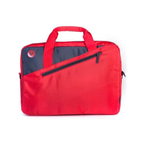 Maletín Monray Ginger para Portátiles hasta 15.6"/ Cinta para Trolley/ Rojo