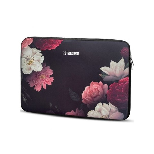 Funda Subblim Trendy Sleeve Neo Flowers para Portátiles hasta 15.6"