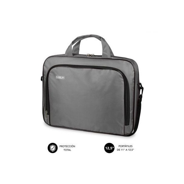 Maletín Subblim Oxford para Portátiles hasta 12.5"/ Gris