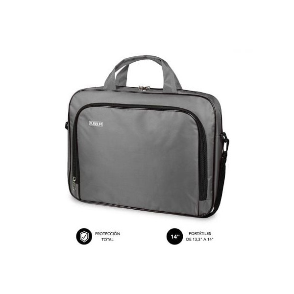 Maletín Subblim Oxford para Portátiles hasta 14"/ Gris