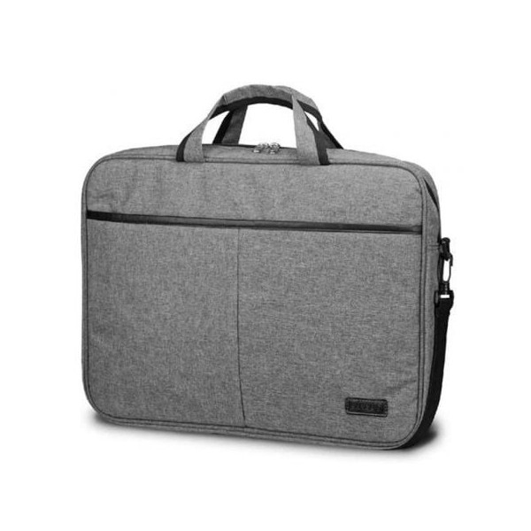 Maletín Subblim Elite Laptop Bag para Portátiles hasta 15.6"/ Cinta para Trolley/ Gris