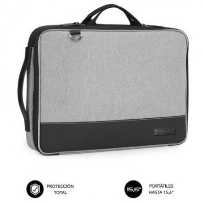 Maletín Subblim Advance Laptop Sleeve para Portátiles hasta 15.6"/ Gris