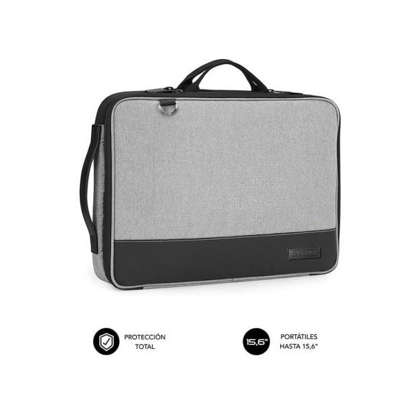 Maletín Subblim Advance Laptop Sleeve para Portátiles hasta 15.6"/ Gris