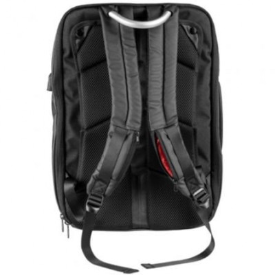 Mochila Mars Gaming MB2 para Portátil hasta 17"/ Puerto USB/ Antirrobo/ Impermeable