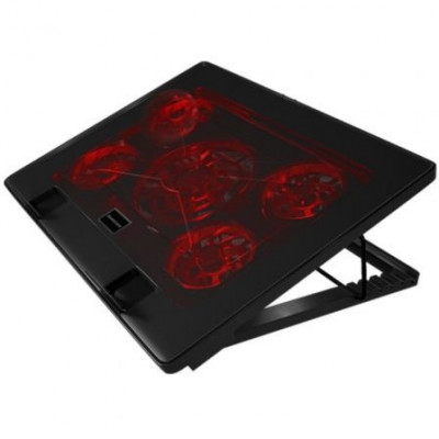 Soporte Refrigerante Mars Gaming MNBC2 para Portátiles hasta 17.3"/ Iluminación LED