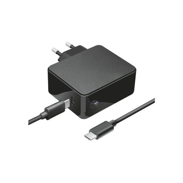 Cargador de Portátil Trust Maxo 23418 Para Apple/ 61W/ Automático/ USB Tipo-C/ Voltaje 5-20V