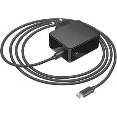 Cargador de Portátil Trust Maxo 23418 Para Apple/ 61W/ Automático/ USB Tipo-C/ Voltaje 5-20V