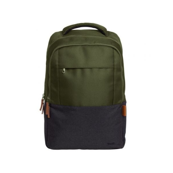 Mochila Trust Lisboa para Portátiles hasta 16"/ Verde