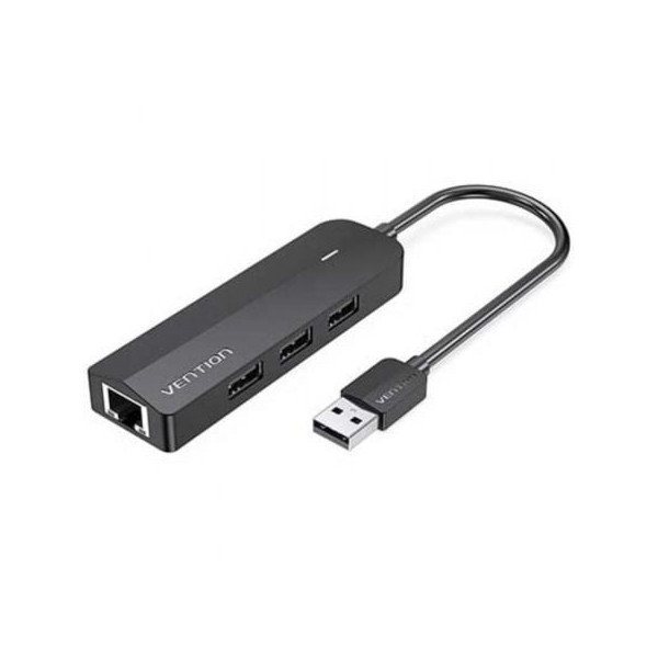 Docking USB 2.0 Vention CHPBB/ 3xUSB/ 1xMicro USB PD/ 1xRJ45/ Negro